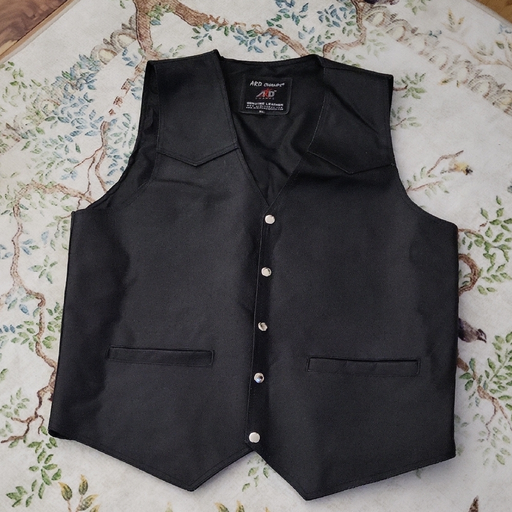 ARD Champs Men's Leather Vest